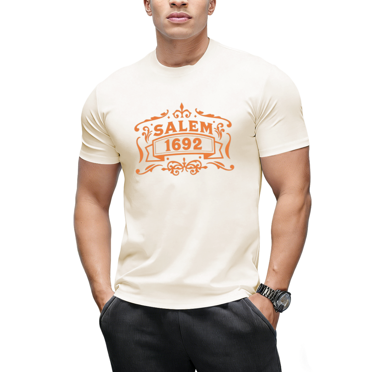 Salem Witch Trials 1692 Distressed Graphic T-Shirt