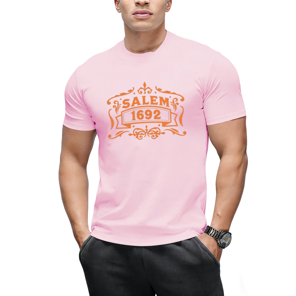 Salem Witch Trials 1692 Distressed Graphic T-Shirt