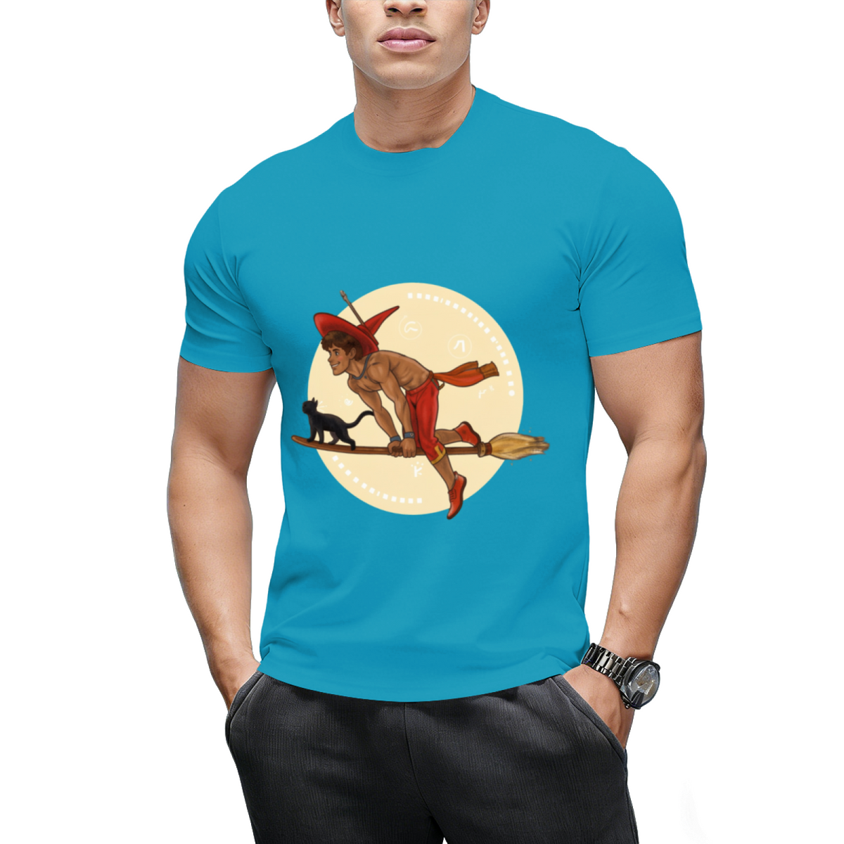 Witch Boy - Red Ruby Graphic T-Shirt
