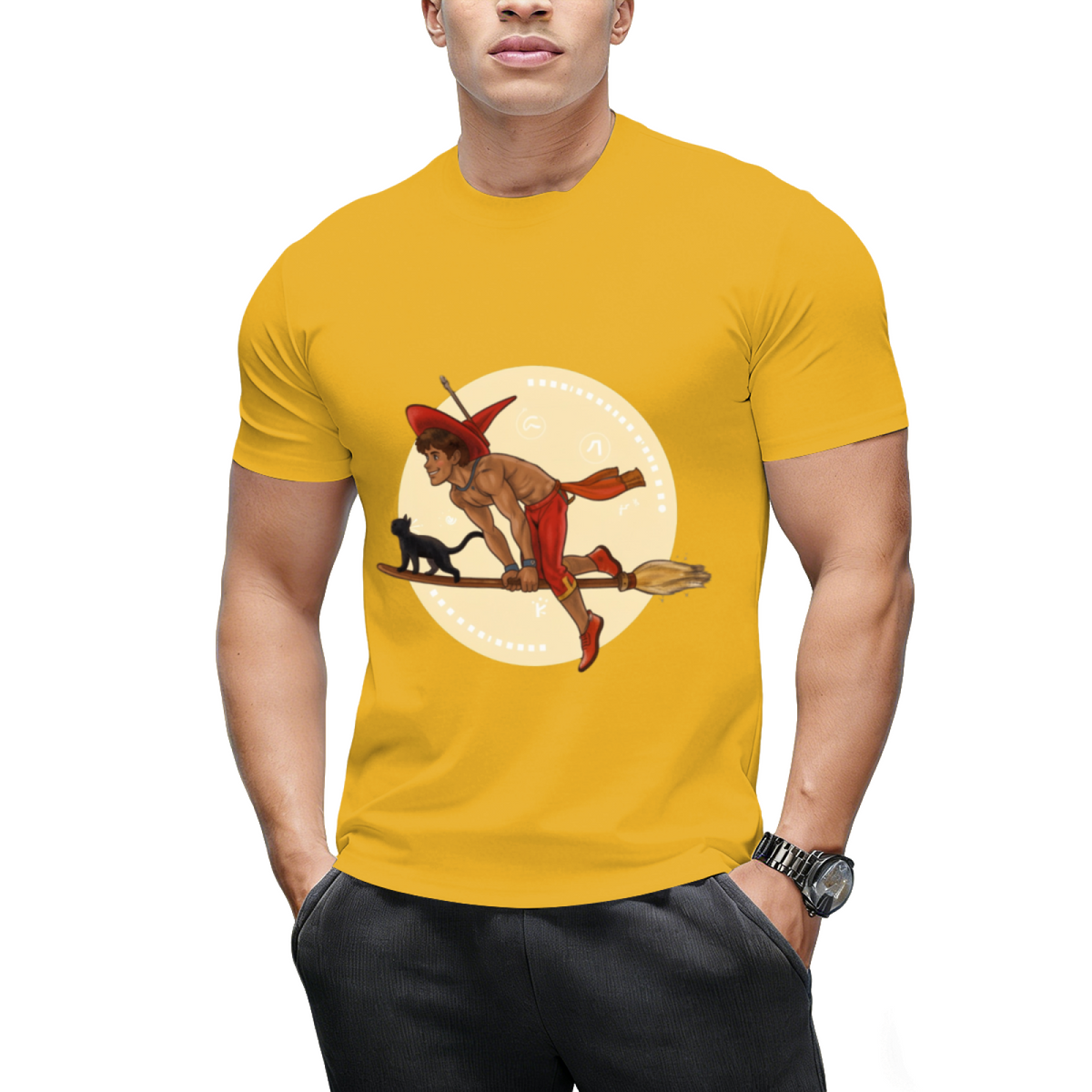 Witch Boy - Red Ruby Graphic T-Shirt