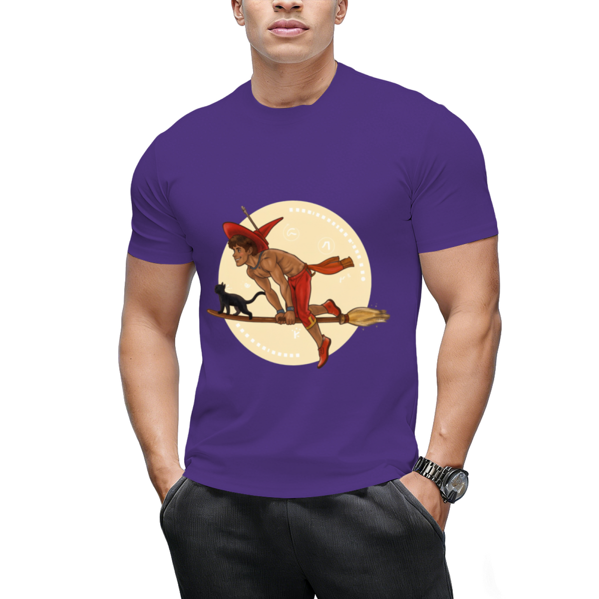 Witch Boy - Red Ruby Graphic T-Shirt