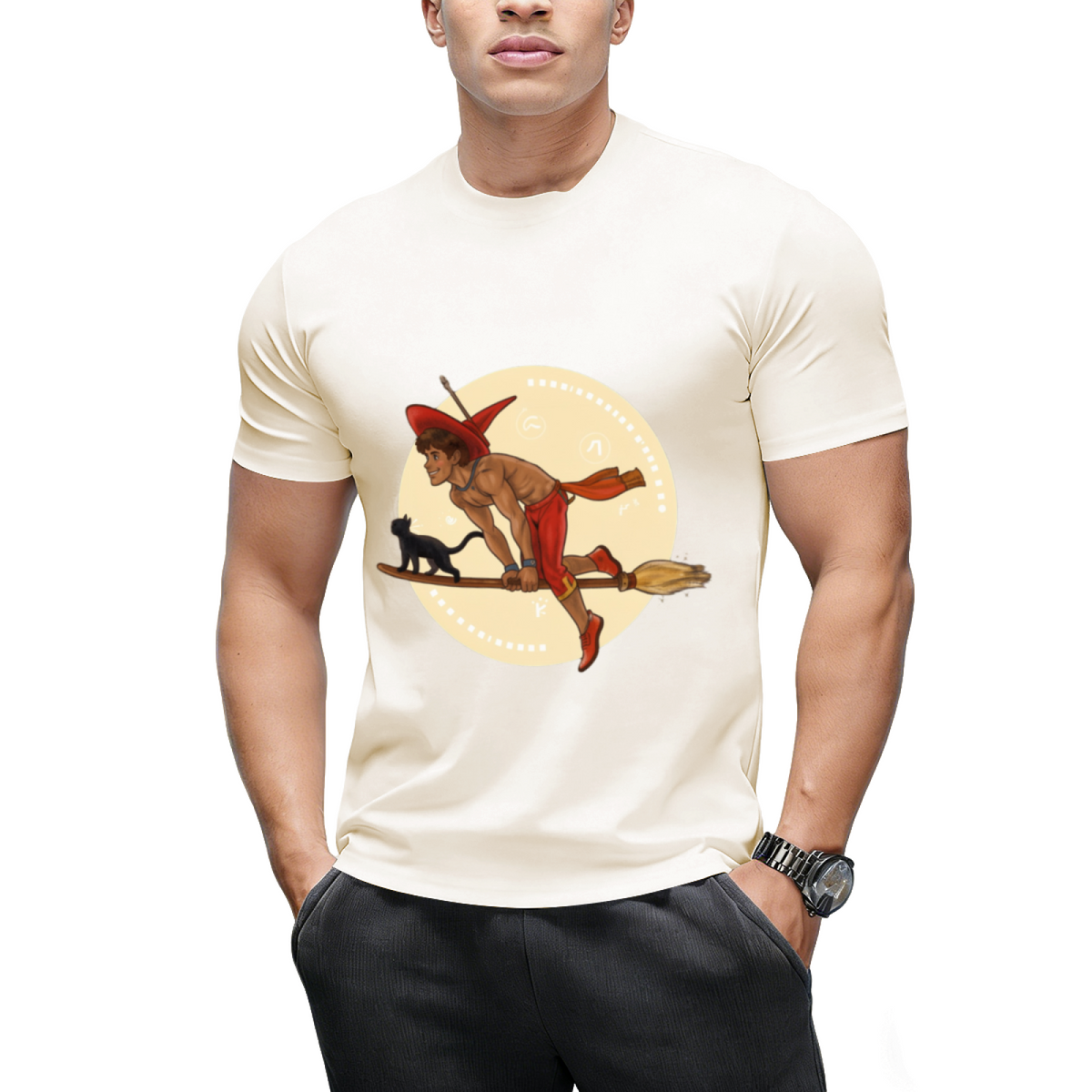 Witch Boy - Red Ruby Graphic T-Shirt