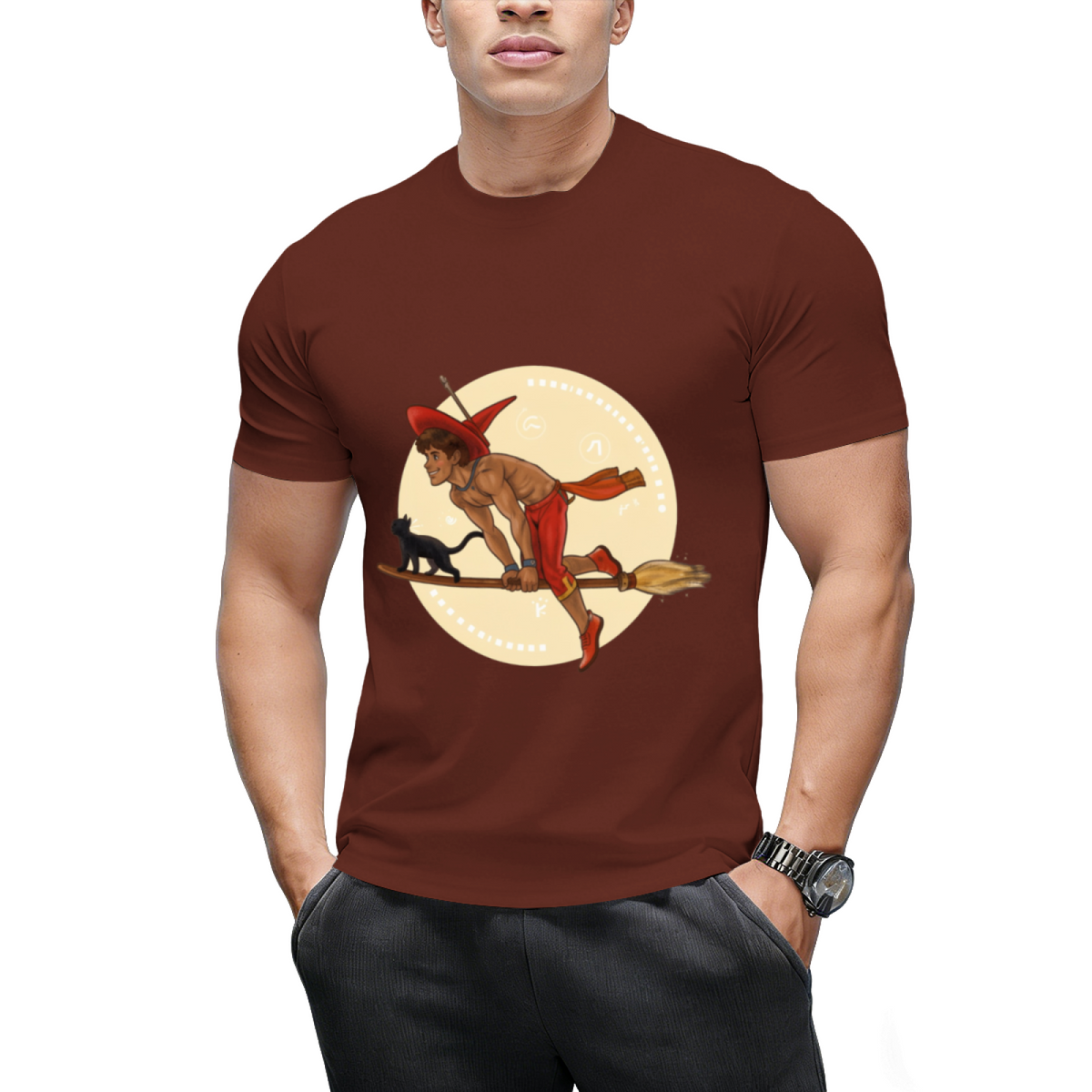 Witch Boy - Red Ruby Graphic T-Shirt