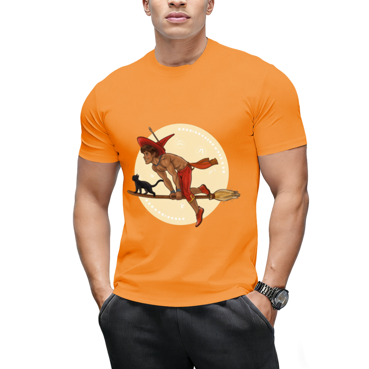 Witch Boy - Red Ruby Graphic T-Shirt