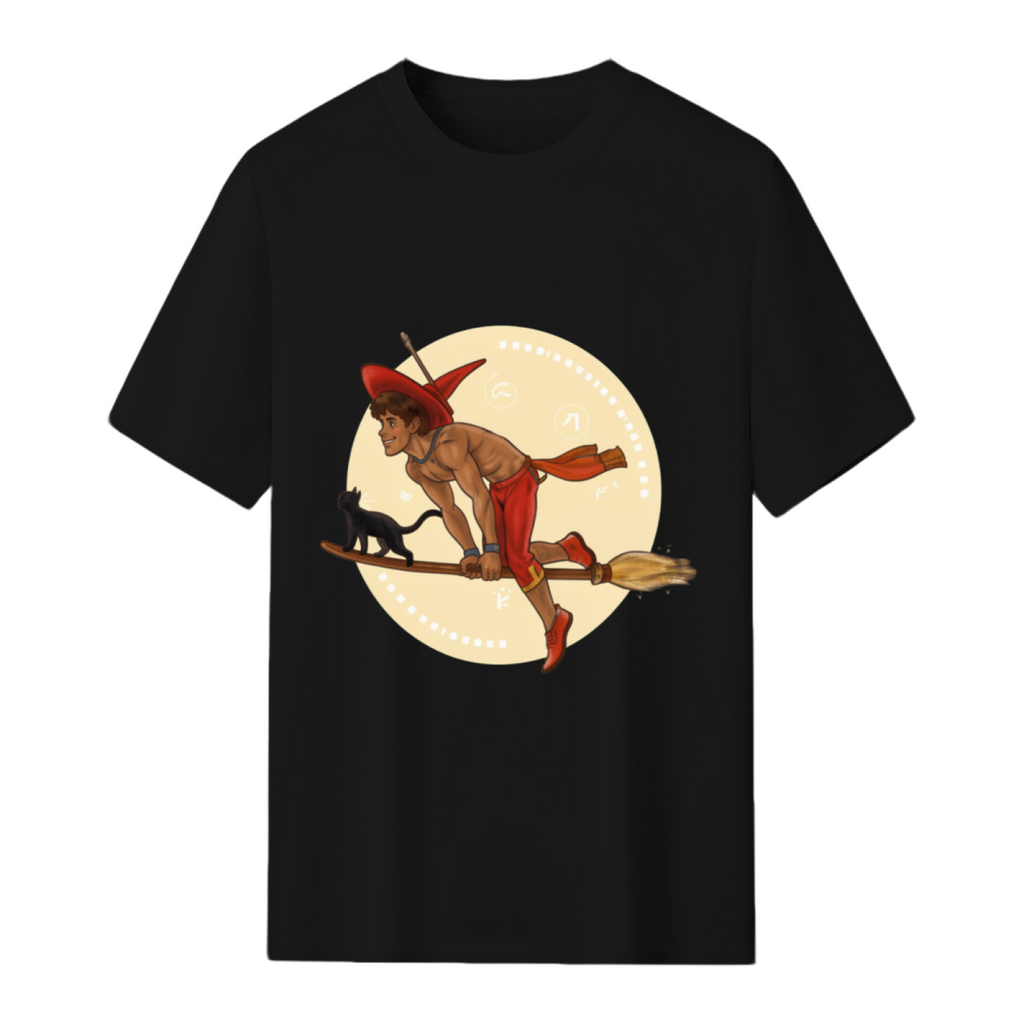 Witch Boy - Red Ruby Graphic T-Shirt