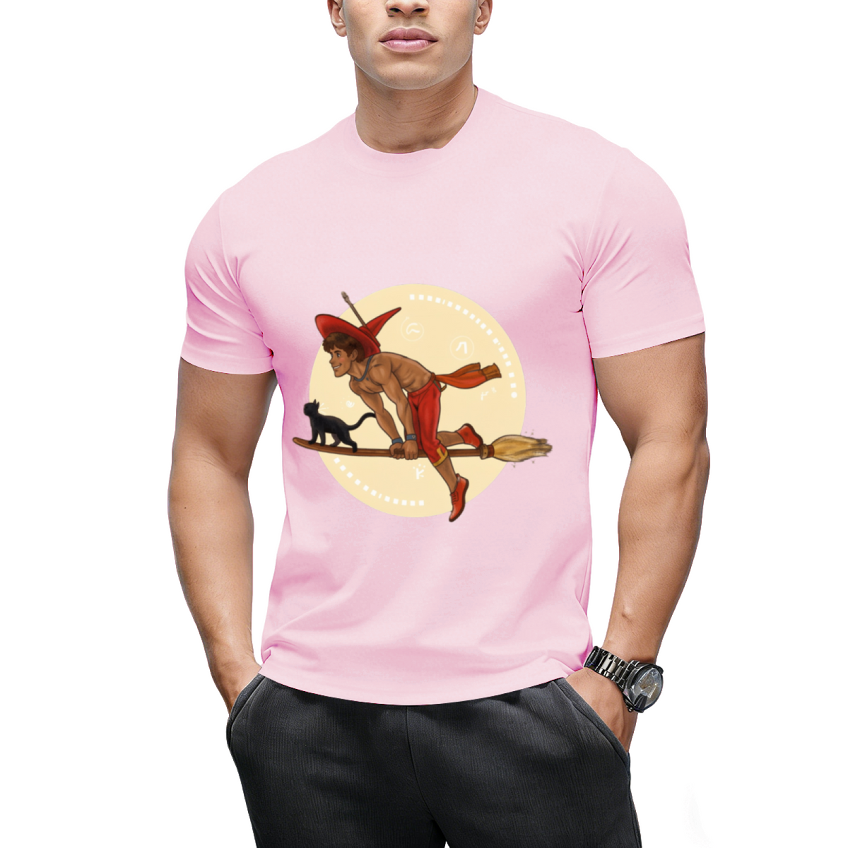 Witch Boy - Red Ruby Graphic T-Shirt