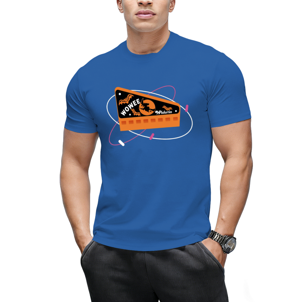 Retro Halloween Wax Candy Whistle Graphic T-Shirt