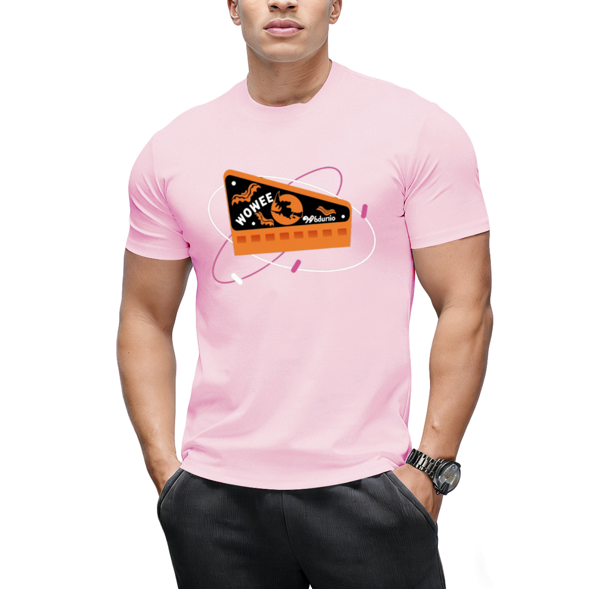 Retro Halloween Wax Candy Whistle Graphic T-Shirt