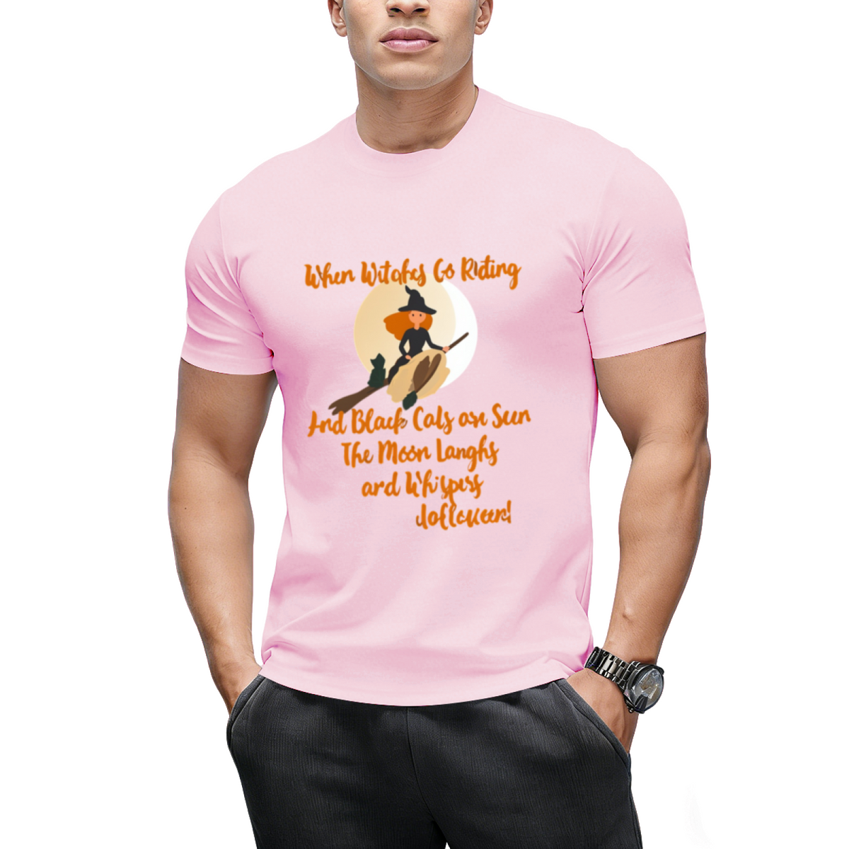 When Witches Go Riding and Black Cats Are Seen Graphic T-Shirt