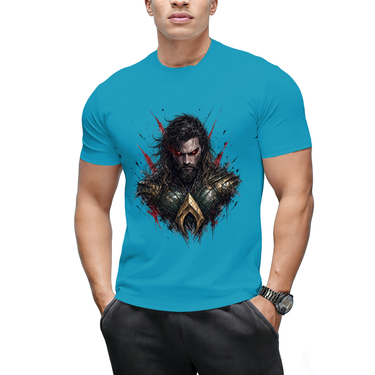 Ocean Energy Men's T-Shirt for Summer Vacations