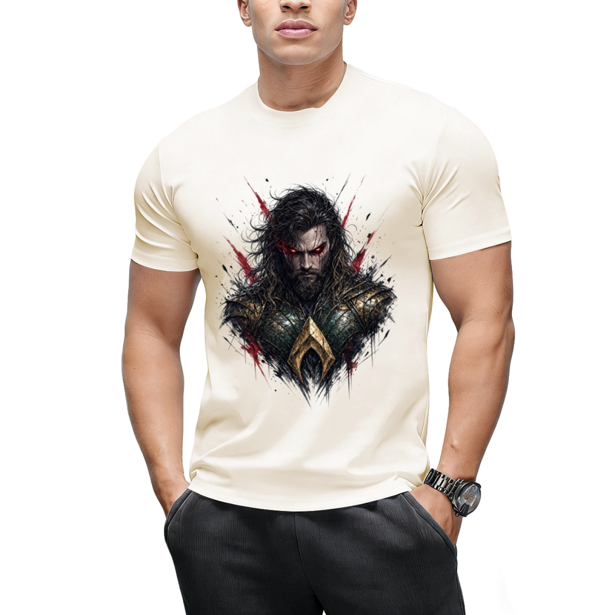Ocean Energy Men's T-Shirt for Summer Vacations