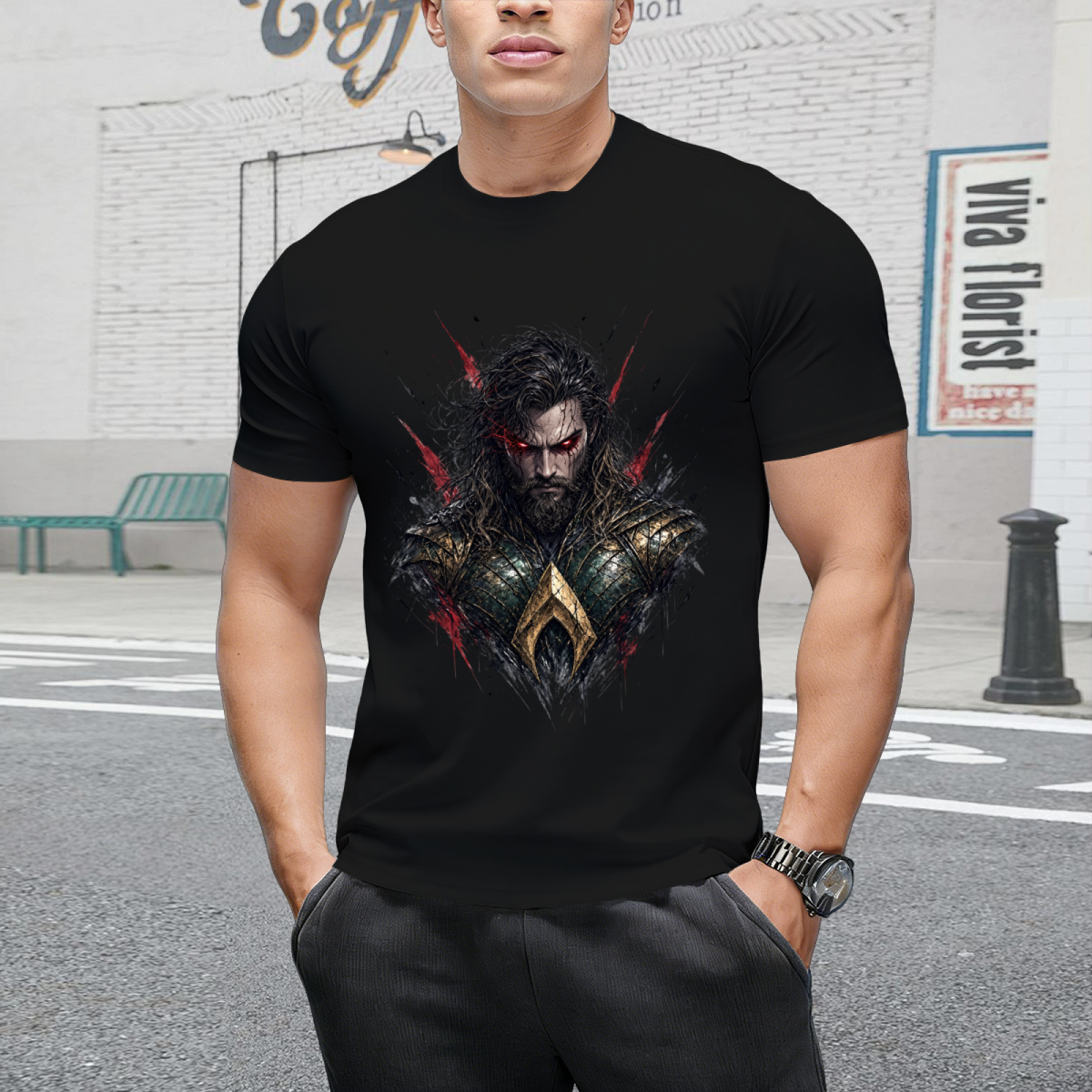 Ocean Energy Men's T-Shirt for Summer Vacations