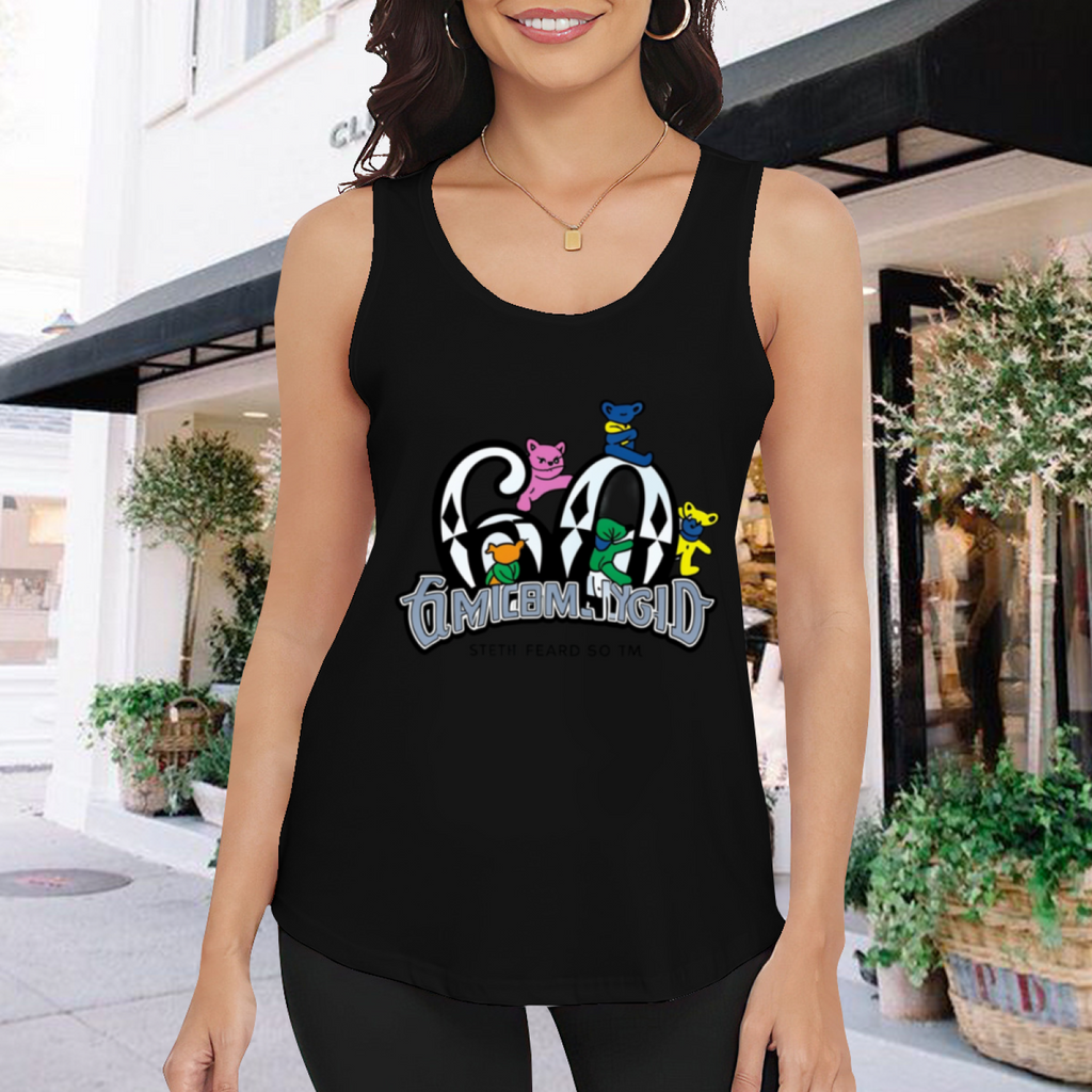 Grateful Dead Diamond 60 Bears Tie Dye Pants graphic tank top product image