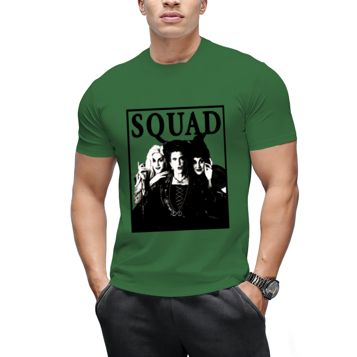 Squad Funny Sanderson Sisters Halloween Witches Graphic T-Shirt