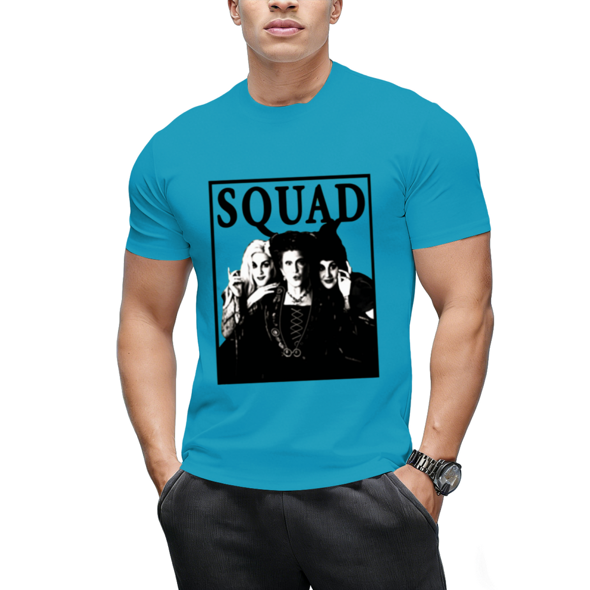 Squad Funny Sanderson Sisters Halloween Witches Graphic T-Shirt