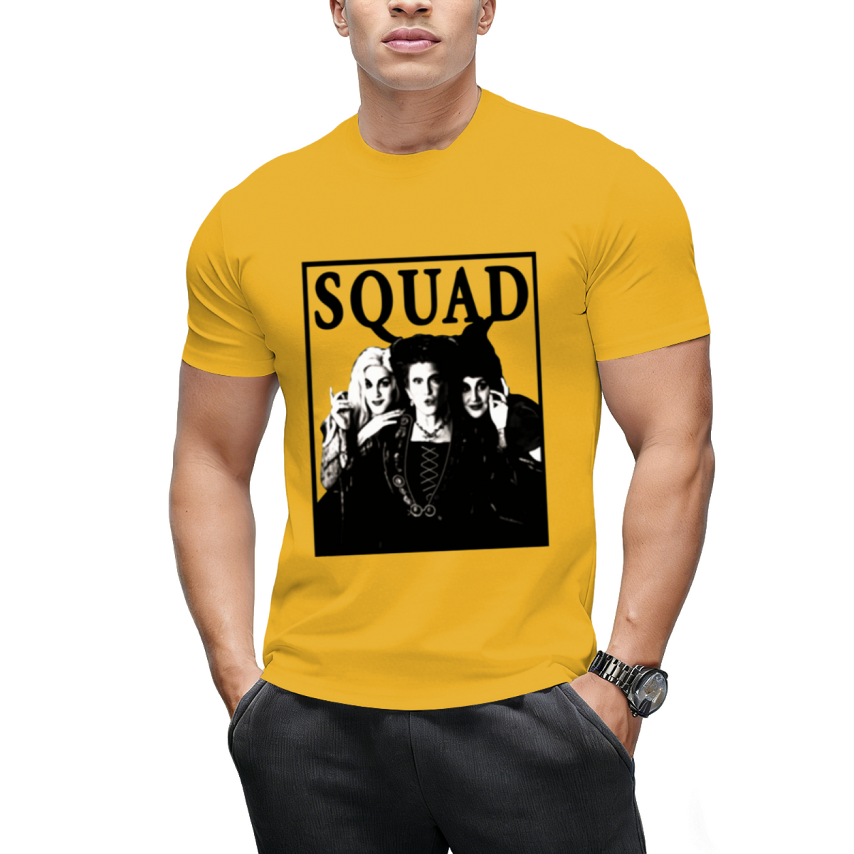 Squad Funny Sanderson Sisters Halloween Witches Graphic T-Shirt