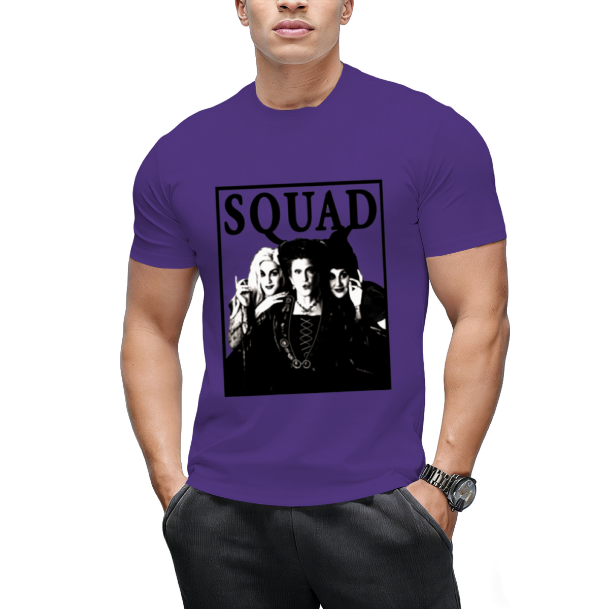 Squad Funny Sanderson Sisters Halloween Witches Graphic T-Shirt