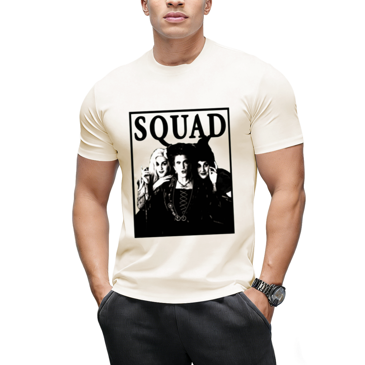 Squad Funny Sanderson Sisters Halloween Witches Graphic T-Shirt