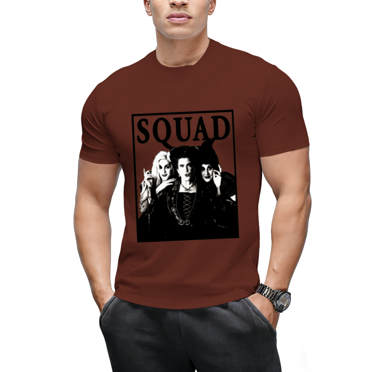 Squad Funny Sanderson Sisters Halloween Witches Graphic T-Shirt