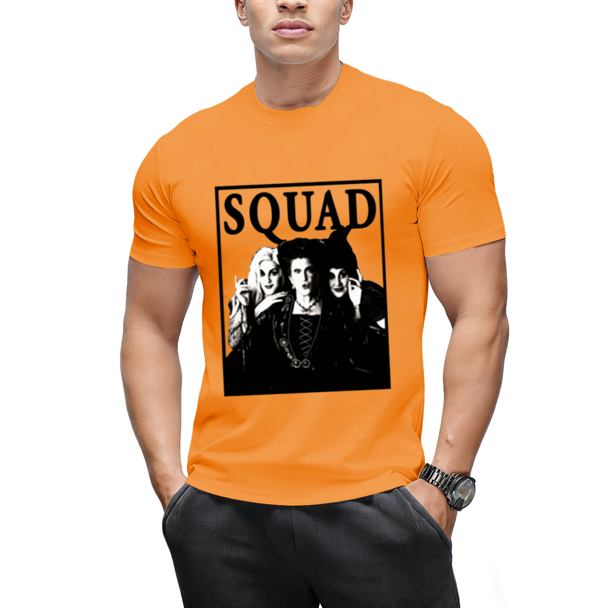 Squad Funny Sanderson Sisters Halloween Witches Graphic T-Shirt