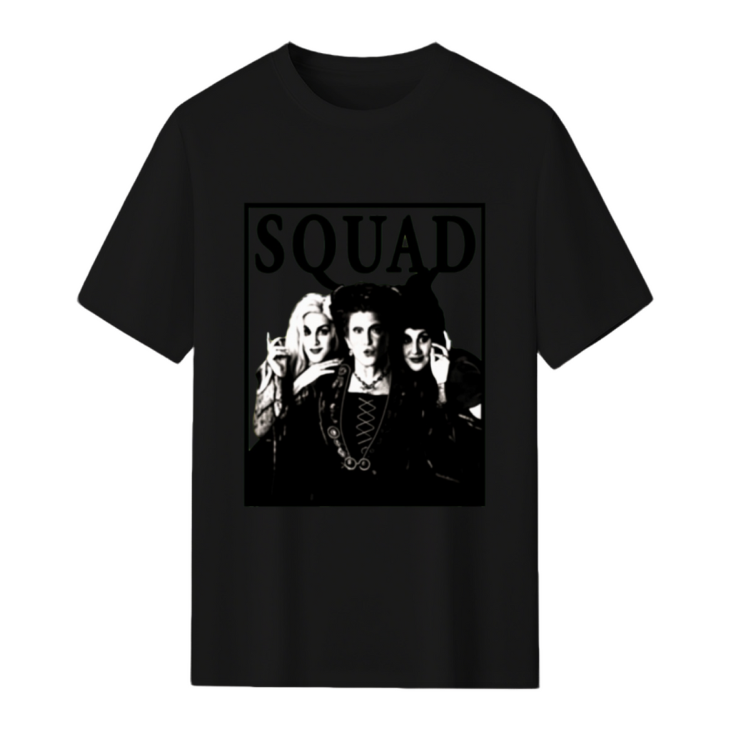 Squad Funny Sanderson Sisters Halloween Witches Graphic T-Shirt