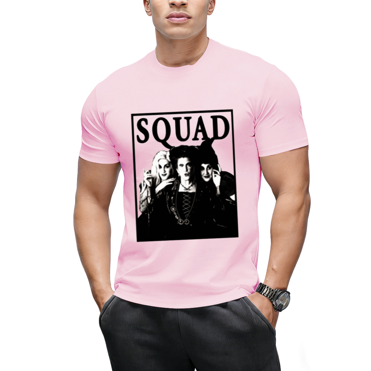 Squad Funny Sanderson Sisters Halloween Witches Graphic T-Shirt