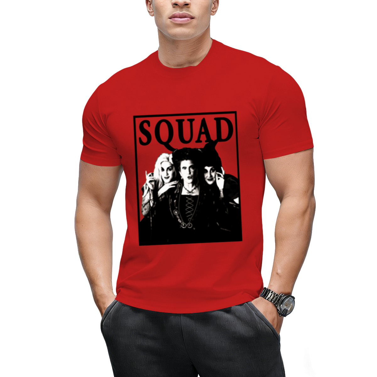 Squad Funny Sanderson Sisters Halloween Witches Graphic T-Shirt