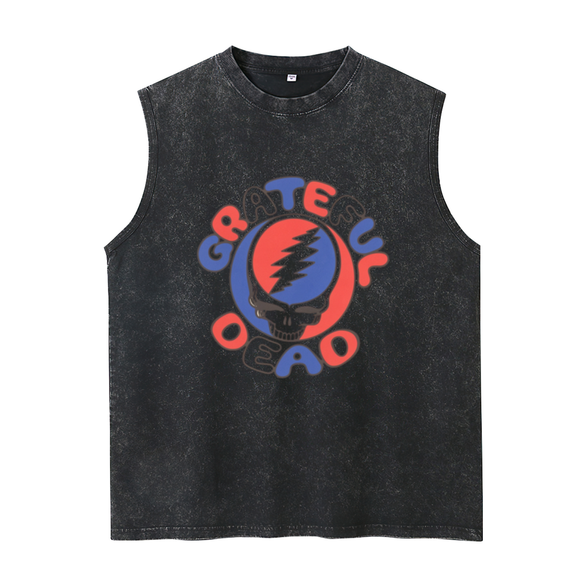 Grateful Dead washed graphic tank top with Backstage graphic