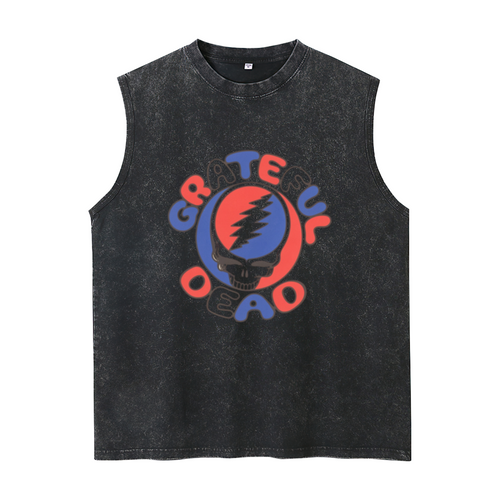 Grateful Dead washed graphic tank top with Backstage graphic
