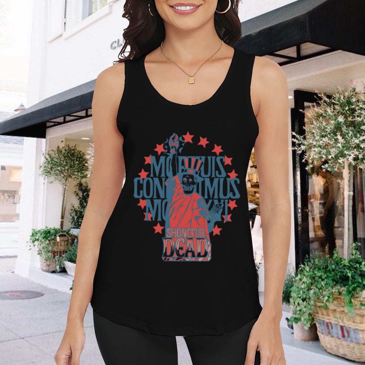 Grateful Dead 1966 Liberty Lettering graphic tank top product image