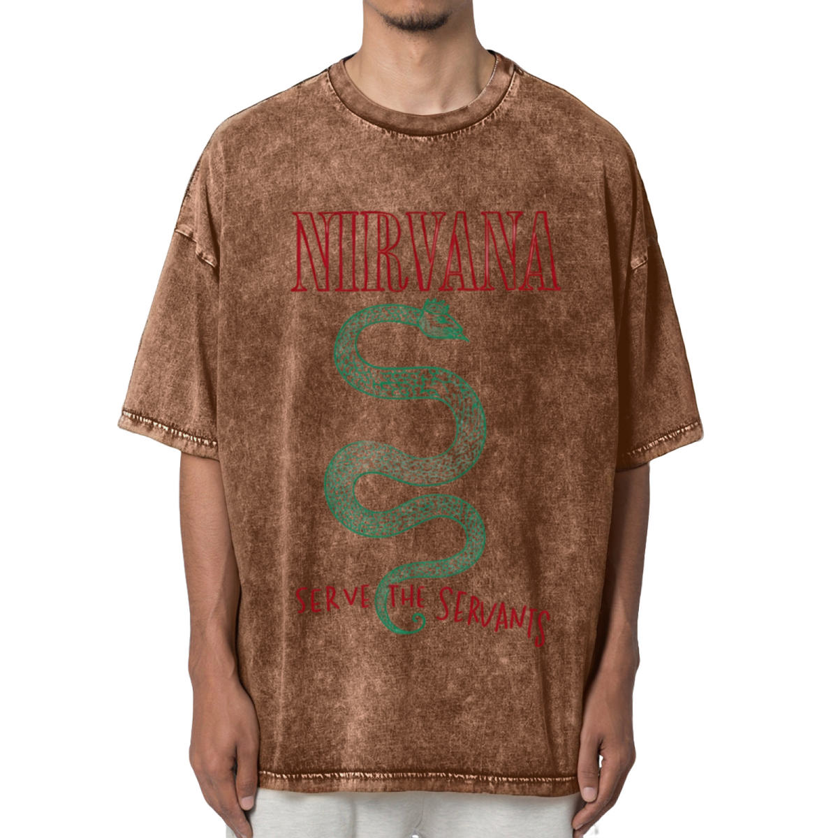 Nirvana Serve the Servants Washed Tee