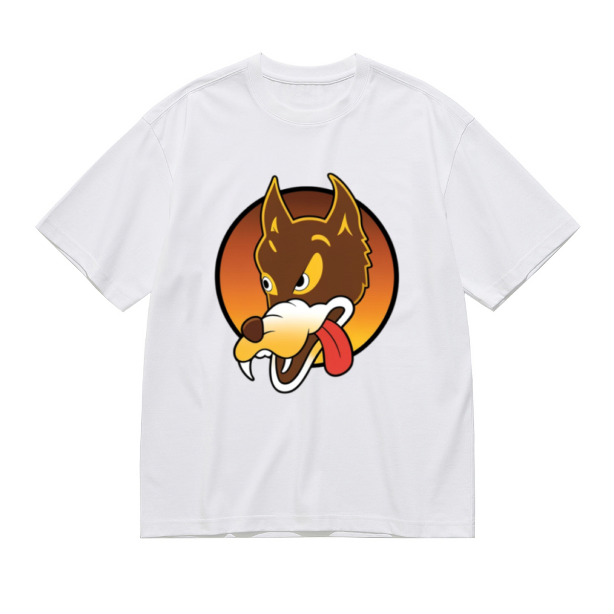 Grateful Dead Jerry Garcia - Wolf Guitar Emblem Graphic T-Shirt