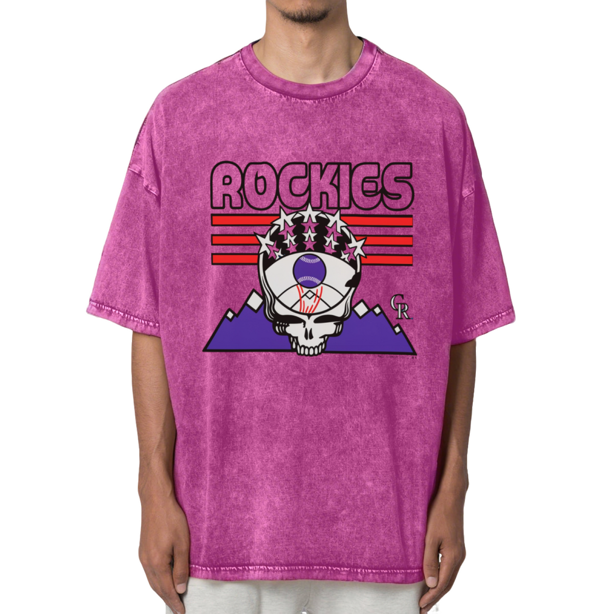 Grateful Dead Skull Washed Graphic T-Shirt