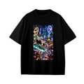 Neon Hoverboard Chase Kid's T-Shirt for Arcade Nights