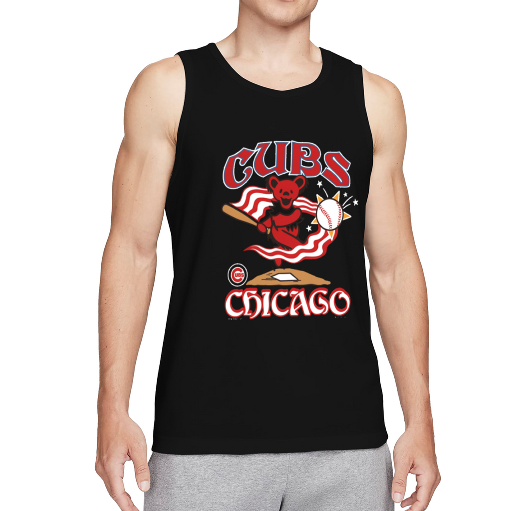 Grateful Dead Homage Cubs graphic tank top product image