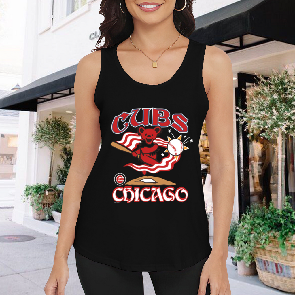 Grateful Dead Homage Cubs graphic tank top product image