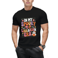 School Librarian Halloween Graphic T-Shirt