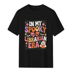 School Librarian Halloween Graphic T-Shirt