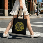 Nirvana I'm So Happy Smiley Canvas Tote Bag — the “I’m So Happy” smiley theme