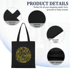 Nirvana I'm So Happy Smiley Canvas Tote Bag — the “I’m So Happy” smiley theme