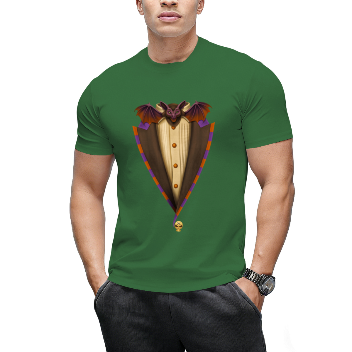 Tuxedo Goth Graphic T-Shirt