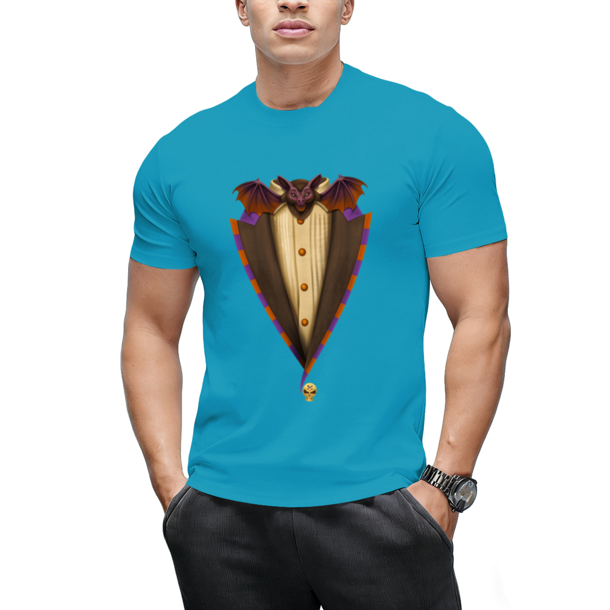 Tuxedo Goth Graphic T-Shirt