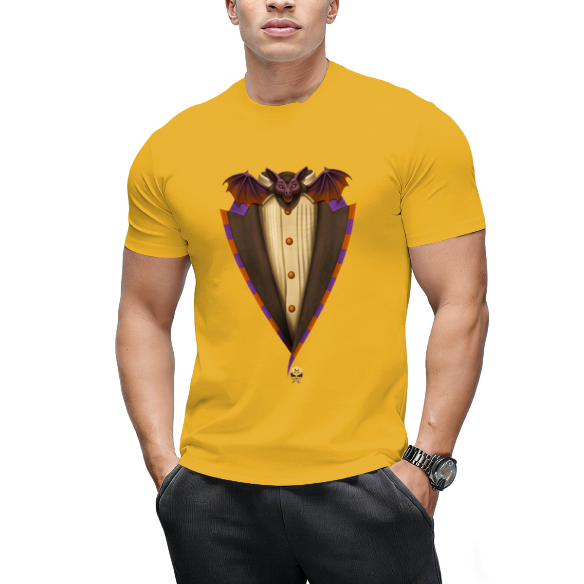 Tuxedo Goth Graphic T-Shirt