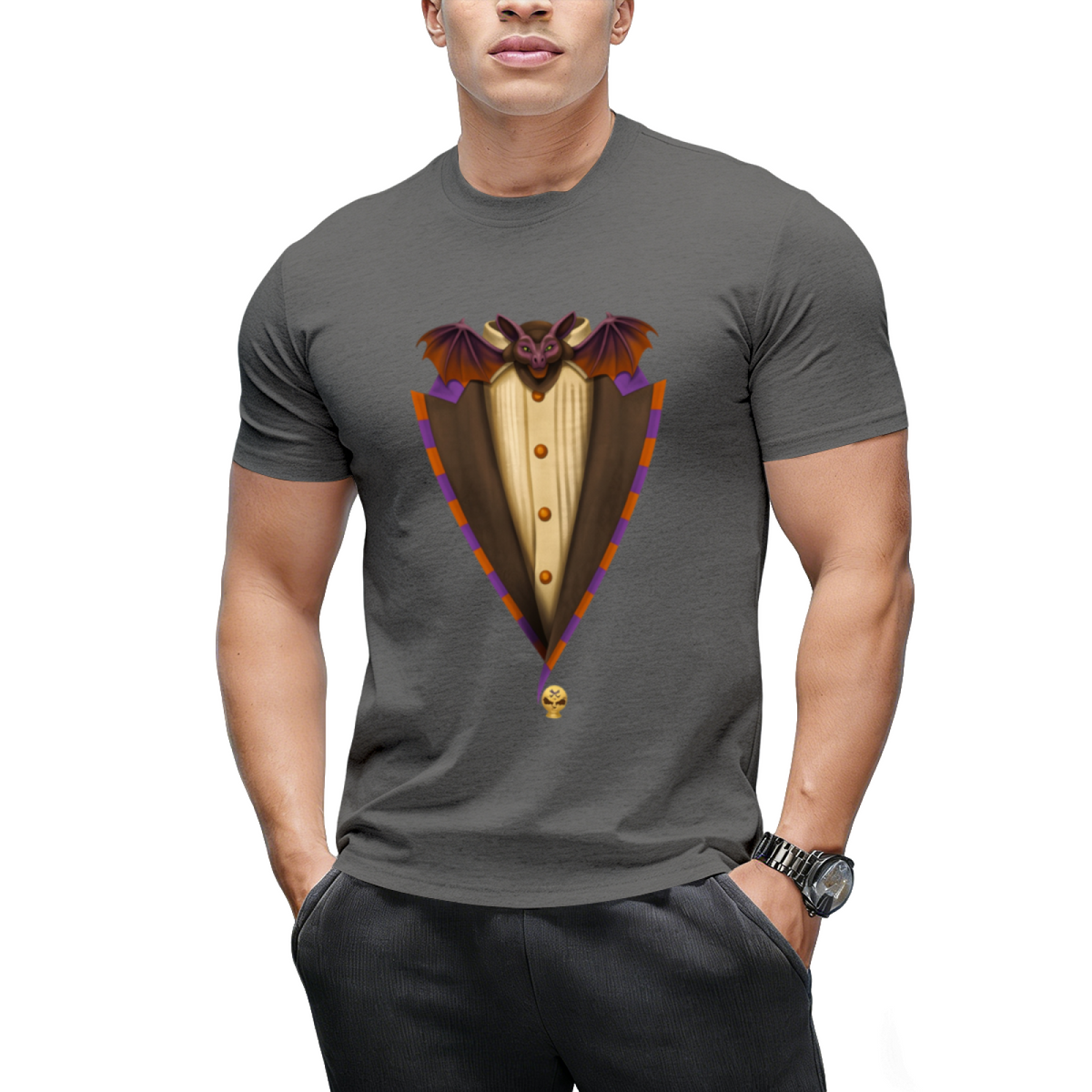 Tuxedo Goth Graphic T-Shirt