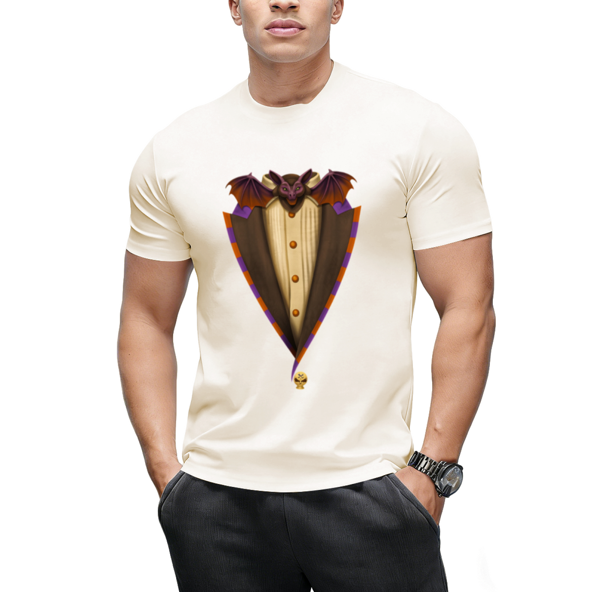Tuxedo Goth Graphic T-Shirt