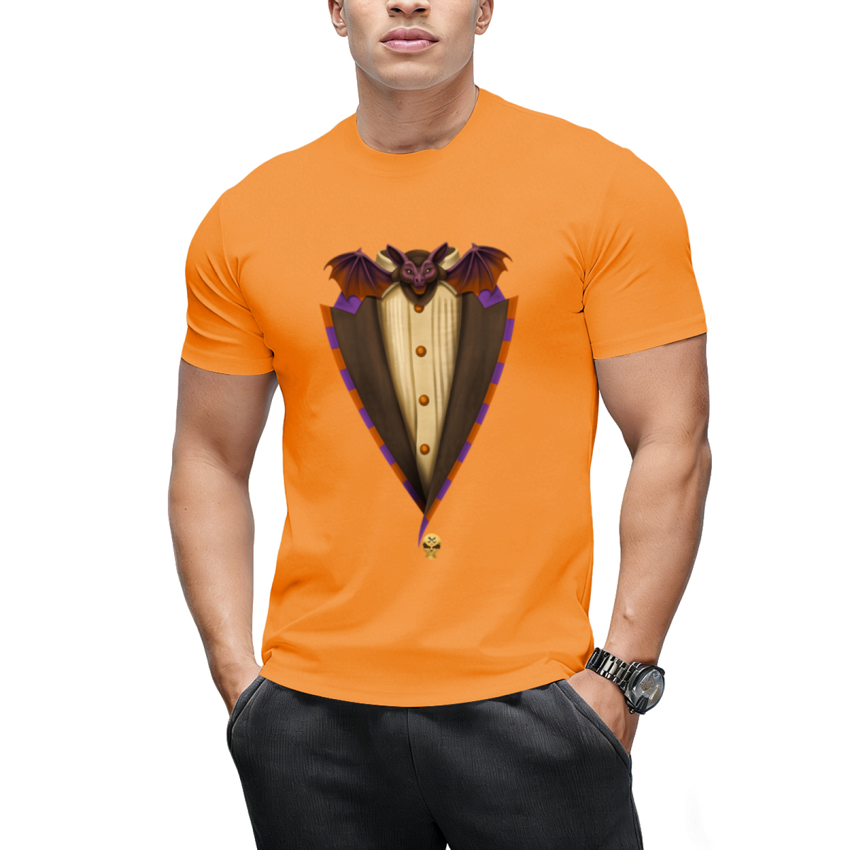 Tuxedo Goth Graphic T-Shirt