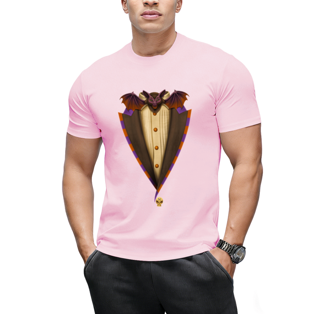 Tuxedo Goth Graphic T-Shirt