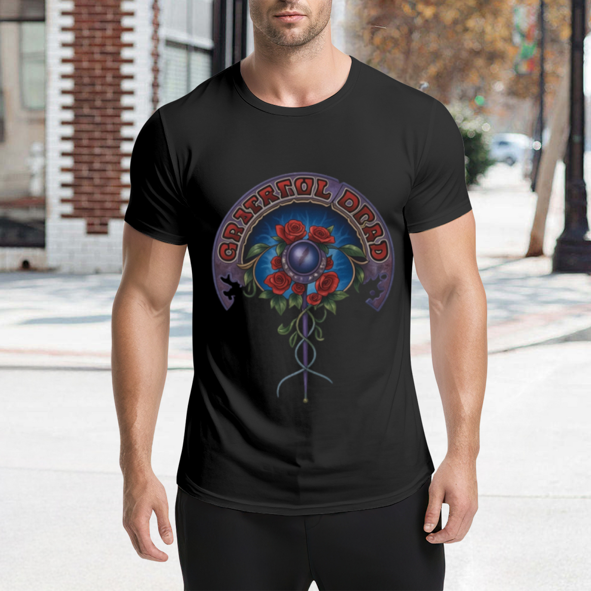 Grateful Dead Sceptor Tie Dye graphic T-shirt product image