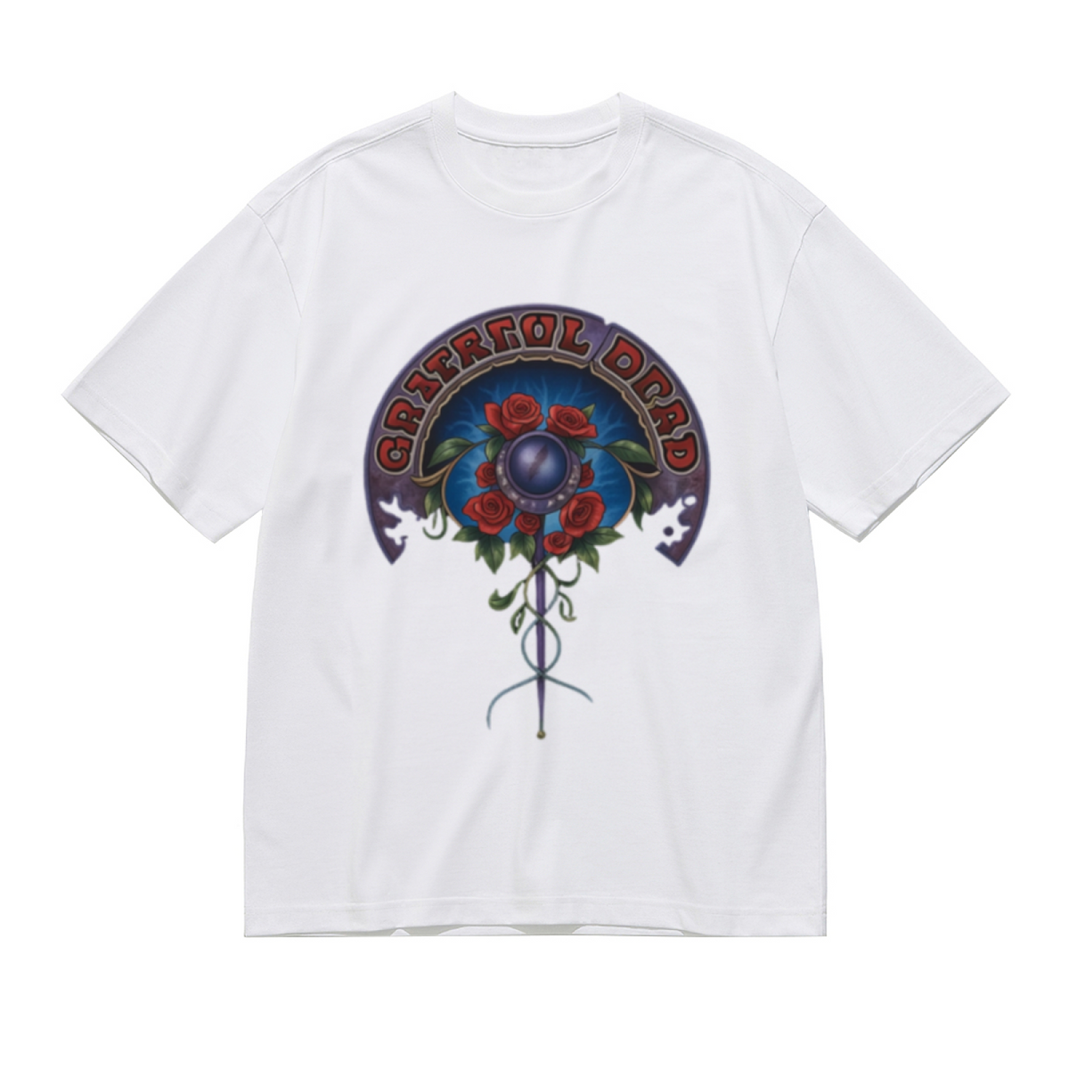 Grateful Dead Sceptor Tie Dye Graphic T-Shirt
