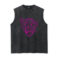 Grateful Dead washed graphic tank top with Louisiana United States Of Dead graphic
